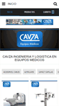 Mobile Screenshot of cavzatiendaequiposmedicos.com