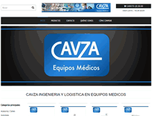 Tablet Screenshot of cavzatiendaequiposmedicos.com